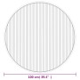 Alfombra redonda bambú gris 100 cm by , Rugs - Ref: Foro24-376988, Price: 23,98 €, Discount: %