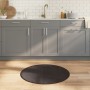 Alfombra redonda bambú marrón oscuro 80 cm by , Rugs - Ref: Foro24-376983, Price: 16,07 €, Discount: %