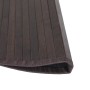 Alfombra redonda bambú marrón oscuro 80 cm by , Rugs - Ref: Foro24-376983, Price: 16,07 €, Discount: %