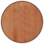 Alfombra redonda bambú marrón 60 cm by , Rugs - Ref: Foro24-376974, Price: 14,23 €, Discount: %