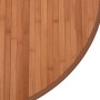 Alfombra redonda bambú marrón 60 cm by , Rugs - Ref: Foro24-376974, Price: 14,23 €, Discount: %