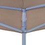Techo de carpa para celebraciones gris taupe 4,5x3 m 270 g/m² by , Covers for tents and gazebos - Ref: Foro24-315369, Price: ...