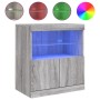 Aparador con luces LED gris Sonoma 60x37x67 cm von , Sideboards - Ref: Foro24-836656, Preis: 76,24 €, Rabatt: %