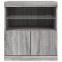 Aparador con luces LED gris Sonoma 60x37x67 cm von , Sideboards - Ref: Foro24-836656, Preis: 76,24 €, Rabatt: %