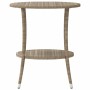 Sillones reclinables de jardín con mesa 2 uds ratán PE beige de , Sillas de jardín - Ref: Foro24-365708, Precio: 288,17 €, De...