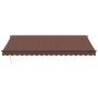 Toldo retráctil manual marrón 450x300 cm by , Awnings - Ref: Foro24-3215706, Price: 285,95 €, Discount: %