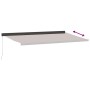 Toldo retráctil manual marrón 500x300 cm by , Awnings - Ref: Foro24-3215727, Price: 636,82 €, Discount: %