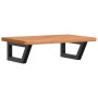 Estante de lavabo de pared de acero y madera maciza de haya by , bathroom vanities - Ref: Foro24-3302371, Price: 69,90 €, Dis...
