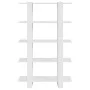 Glänzend weißes Regal/Raumteiler 100x30x160 cm von vidaXL, Bücherregale und Regale - Ref: Foro24-811535, Preis: 77,06 €, Raba...