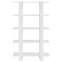 Glänzend weißes Regal/Raumteiler 100x30x160 cm von vidaXL, Bücherregale und Regale - Ref: Foro24-811535, Preis: 78,02 €, Raba...