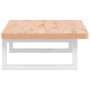 Estante de lavabo de pared de acero y madera maciza de haya von , Badezimmerwaschtische - Ref: Foro24-3302352, Preis: 82,05 €...