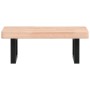 Estante de lavabo de pared de acero y madera maciza de haya by , bathroom vanities - Ref: Foro24-3302325, Price: 71,70 €, Dis...