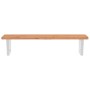 Estante de lavabo de pared de acero y madera maciza de haya | Foro24.es | Tu tienda online para hogar, jardín y más Foro24.es