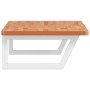 Estante de lavabo de pared de acero y madera maciza de haya | Foro24.es | Tu tienda online para hogar, jardín y más Foro24.es