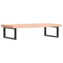 Estante de lavabo de pared de acero y madera maciza de haya | Foro24.es | Tu tienda online para hogar, jardín y más Foro24.es