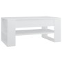 Couchtisch aus weißem Sperrholz, 102 x 55 x 42 cm von vidaXL, Couchtisch - Ref: Foro24-810899, Preis: 70,77 €, Rabatt: %