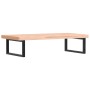 Estante de lavabo de pared de acero y madera maciza de haya | Foro24.es | Tu tienda online para hogar, jardín y más Foro24.es