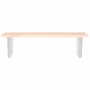 Estante de lavabo de pared de acero y madera maciza de roble von , Badezimmerwaschtische - Ref: Foro24-3302598, Preis: 84,88 ...