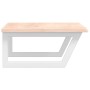 Estante de lavabo de pared de acero y madera maciza de roble von , Badezimmerwaschtische - Ref: Foro24-3302598, Preis: 84,88 ...