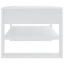 Mesa de centro madera contrachapada blanco 102x55x42 cm de vidaXL, Mesas de centro - Ref: Foro24-810899, Precio: 70,33 €, Des...