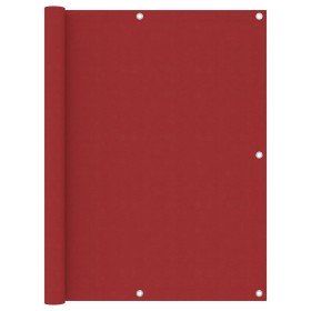 Toldo para balcón de tela oxford rojo 120x500 cm