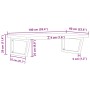 Estante de lavabo de pared de acero y madera maciza de roble by , bathroom vanities - Ref: Foro24-3302475, Price: 162,91 €, D...