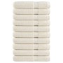 Toallas premium SOLUND 10 unidades crema 100x200 cm 600 gsm von , Handtücher - Ref: Foro24-137487, Preis: 243,79 €, Rabatt: %