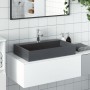 Lavabo de fundición de mineral/mármol antracita 60x38x11 cm von , Sinkt - Ref: Foro24-155985, Preis: 174,03 €, Rabatt: %