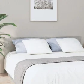 Cabecero de cama madera contrachapada gris 200x1,5x80 cm de vidaXL, Cabeceros y pies de cama - Ref: Foro24-811047, Precio: 61...