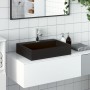 Lavabo de fundición de mineral/mármol negro mate 50x38x11 cm by , Sinks - Ref: Foro24-155979, Price: 150,03 €, Discount: %