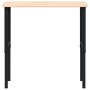 Banco de trabajo rectangular madera maciza 100x60x(73-99,5) cm by , Work tables - Ref: Foro24-3309679, Price: 168,50 €, Disco...