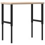 Banco de trabajo rectangular madera maciza 100x60x(73-99,5) cm by , Work tables - Ref: Foro24-3309679, Price: 168,50 €, Disco...
