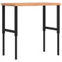 Banco de trabajo rectangular madera maciza 100x60x(73-99,5) cm | Foro24.es | Tu tienda online para hogar, jardín y más Foro24.es
