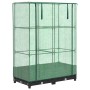 Arriate con cubierta invernadero aspecto ratán 80x40x123 cm by , Pots and planters - Ref: Foro24-4015810, Price: 66,86 €, Dis...