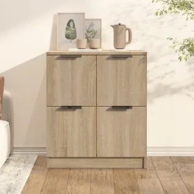 Plywood oak Sonoma color sideboard 60x30x70 cm by vidaXL, Sideboards - Ref: Foro24-811100, Price: 72,72 €, Discount: %