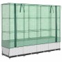 Arriate con cubierta invernadero aspecto ratán 160x40x138 cm by , Pots and planters - Ref: Foro24-4015844, Price: 123,20 €, D...