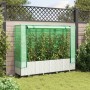 Arriate con cubierta invernadero aspecto ratán 160x40x138 cm by , Pots and planters - Ref: Foro24-4015844, Price: 123,20 €, D...