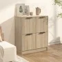 Aparador de madera contrachapada color roble Sonoma 60x30x70 cm de vidaXL, Aparadores - Ref: Foro24-811100, Precio: 72,72 €, ...