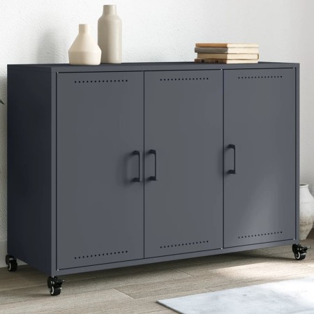 Aparador acero gris antracita 100,5x39x72 cm von , Sideboards - Ref: Foro24-846682, Preis: 179,88 €, Rabatt: %