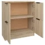 Aparador de madera contrachapada color roble Sonoma 60x30x70 cm de vidaXL, Aparadores - Ref: Foro24-811100, Precio: 72,72 €, ...