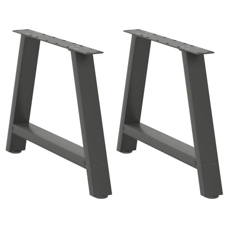 Patas para mesa de centro en forma de A (2 unidades), antracita, 70 x (42-43) cm, acero | Foro24.es | Tu tienda online para hogar, jardín y más Foro24.es