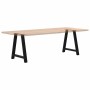 Patas para mesa de comedor en forma de A (2 unidades), color negro, 80 x (72-73) cm, acero | Foro24.es | Tu tienda online para hogar, jardín y más Foro24.es