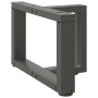 Patas para mesa de centro en forma de T (2 unidades), antracita, 40 x 25 x (30-31) cm, acero | Foro24.es | Tu tienda online para hogar, jardín y más Foro24.es