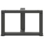 Patas para mesa de centro en forma de T (2 unidades), antracita, 40 x 25 x (30-31) cm, acero | Foro24.es | Tu tienda online para hogar, jardín y más Foro24.es