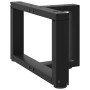 Patas para mesa de centro en forma de T (2 unidades), color negro, 40 x 25 x (30-31) cm, acero by , Table legs - Ref: Foro24-...