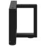 Patas para mesa de centro en forma de T (2 unidades), color negro, 40 x 25 x (30-31) cm, acero by , Table legs - Ref: Foro24-...