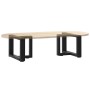 Patas para mesa de centro en forma de T (2 unidades), color negro, 40 x 25 x (30-31) cm, acero by , Table legs - Ref: Foro24-...