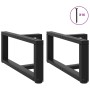 Patas para mesa de centro en forma de T (2 unidades), color negro, 60 x 25 x (30-31) cm, acero | Foro24.es | Tu tienda online para hogar, jardín y más Foro24.es