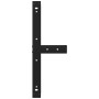 Patas para mesa de centro en forma de T (2 unidades), color negro, 60 x 25 x (30-31) cm, acero | Foro24.es | Tu tienda online para hogar, jardín y más Foro24.es