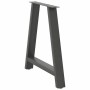 Patas para mesa de comedor en forma de A (2 unidades), antracita, 70 x (72-73) cm, acero von , Tischbeine - Ref: Foro24-40128...